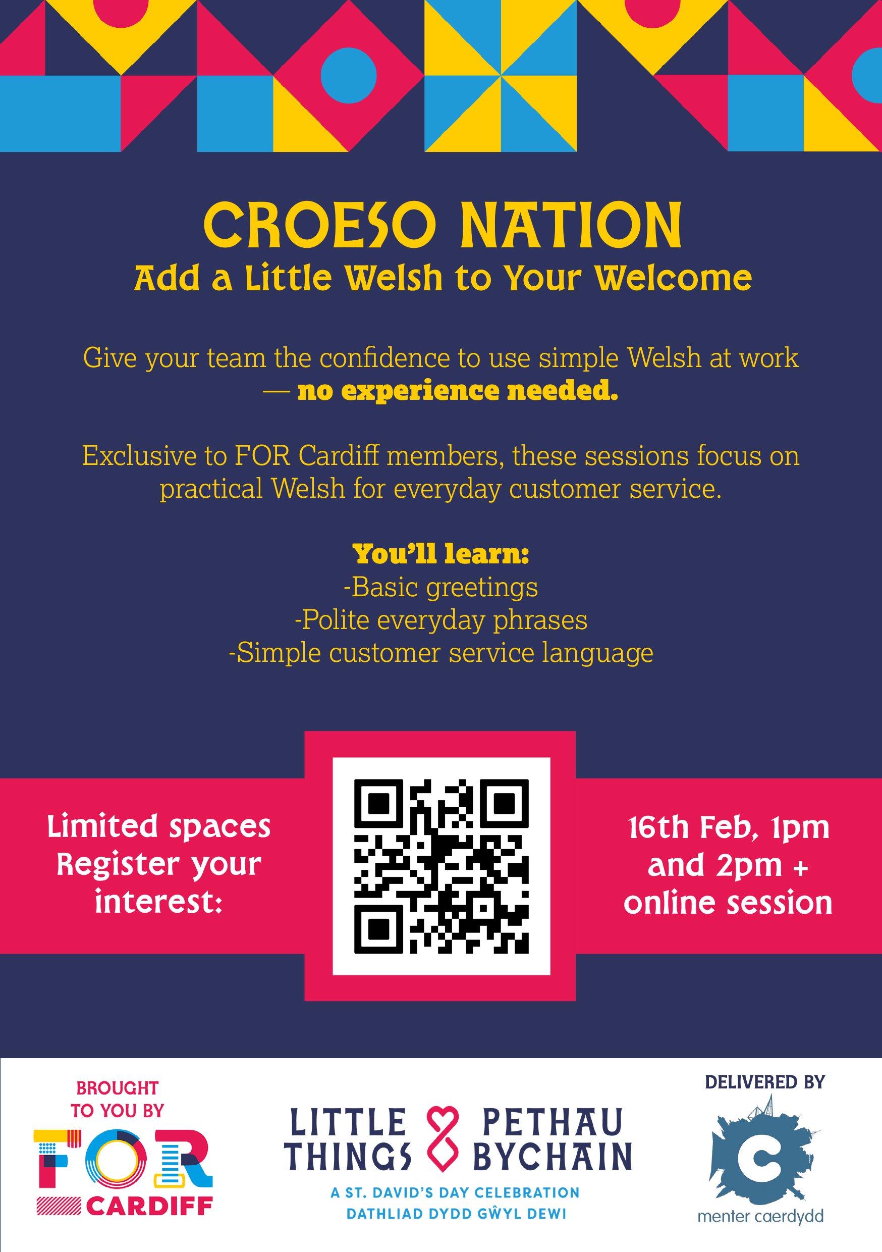 Cymraeg ar gyfer Lletygarwch a Manwerthu